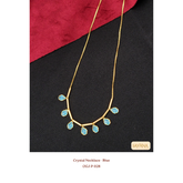 Crystal Necklace - Blue